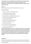 NU136 FUNDAMENTALS OF NURSING exams package &vert; STUDY GUIDE &vert; TESTBANK &vert; PRACTICE QUESTIONS & ANSWERS &vert; EXAM PREPARATION &vert; ADVANCED REVIEW &vert; COMPREHENSIVE PRACTICE EXAM &vert; LATEST UPDATE 2026&sol;2027