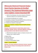 Minnesota Chartered Financial Analyst&NewLine;Exam Practice Questions & &lbrack;Verified&NewLine;Answers&rsqb;&comma; Plus Explained Rationales&vert;2026&NewLine;Latest Update&vert; Instant Download PDF