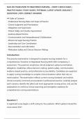 NUR 283 TRANSITION TO REGISTERED NURSING &ndash; COMP 2 MOCK EXAM &vert;&NewLine;PRACTICE EXAM &vert; STUDY GUIDE &vert; TESTBANK &vert; LATEST UPDATE 2026&sol;2027 &vert;&NewLine;QUESTIONS &vert; 100&percnt; CORRECT ANSWERS