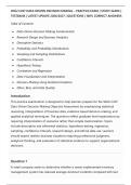 WGU C207 DATA-DRIVEN DECISION MAKING &ndash; PRACTICE EXAM &vert; STUDY GUIDE &vert;&NewLine;TESTBANK &vert; LATEST UPDATE 2026&sol;2027 &vert; QUESTIONS &vert; 100&percnt; CORRECT ANSWERS