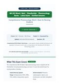 NR 293 Week 3 Quiz Chamberlain Pharmacology Exam Review 2026&sol;2027 &vert; Latest Verified Questions & Answers