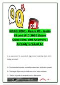 NRSG 2200 Exam 5 Questions and Answers &lpar;300&plus; Questions&rpar; &vert; Units 9 & 10&comma; Patient Safety&comma; Mobility&comma; Health Education&comma; Sleep&comma; Stress&comma; Pain Management & Self-Concept &vert;