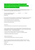 NCLEX Pharmacology- Readiness&colon; EDAPT- Review Part 6 Questions with Correct Solutions 2026&period;
