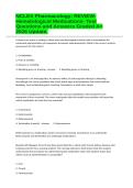 NCLEX Pharmacology&colon; REVIEW- Hematological Medications- Test Questions and Answers Graded A&plus; 2026 Update&period;&NewLine;&NewLine;
