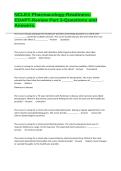 NCLEX Pharmacology-Readiness&colon; EDAPT-Review Part 3-Questions and Answers&period;