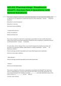 NCLEX Pharmacology- Readiness&colon; EDAPT- Review Part 4 Questions with Solved Solutions&period;