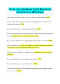 Texas Jurisprudence Exam Practice Questions with Verified Answers 2027&sol;2028