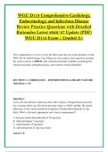 WGU D118 Comprehensive Cardiology&comma; &NewLine;Endocrinology&comma; and Infectious Disease &NewLine;Review Practice Questions with Detailed &NewLine;Rationales Latest 2026&sol;27 Update &lpar;PDF&rpar;  &NewLine;WGU D118 Exam &vert; Graded A&plus; 