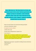 MHA &lpar;708&rpar; EXAM B&sol; 708 MHA EXAM B ACTUAL AND COMPLETE EXAM WITH MOST TESTED QUESTIONS AND CORRECT DETAILED ANSWERS A NEW UPDATED VERSION LATEST 2026-2027 MHA 708 EXAM B FULL REVISED VERSION &lpar;100&percnt; CORRECT VERIFIED ANSWERS&rpar; GUARANTEED SUCCESS PASS A&plus;