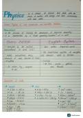 Class notes for physics and chemistry 