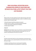 NFHS VOLLEYBALL OFFICIATING RULES &NewLine;EXAMINATION COMPLETE QUESTIONS AND &NewLine;DETAILED SOLUTIONS LATEST UPDATE THIS YEAR &NewLine;JUST RELEASED