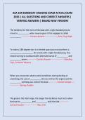 ASA 104 BAREBOAT CRUISING EXAM ACTUAL EXAM 2026 &vert; ALL QUESTIONS AND CORRECT ANSWERS &vert; VERIFIED ANSWERS &vert; BRAND NEW VERSION&excl;