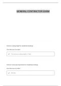 FLORIDA CONTRACTOR LICENSE EXAM QUESTIONS WITH DETAILED&sol;VERIFIED ANSWERS