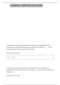 FLORIDA CONTRACTOR-S INSTITUTE - BUSINESS & FINANCE EXAM QUESTIONS WITH DETAILED&sol;VERIFIED ANSWERS