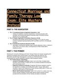 Connecticut LMFT Law & Ethics Exam Prep 2026&sol;2027&colon; Elite Mastery Protocol &vert; 66&plus; Questions&comma; Rationale & Mentor Analysis