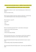 MCOLES STATE LICENSING EXAM  &vert; COMPLETE QUESTIONS WITH 100&percnt; RATED EXPERT SOLUTIONS &vert;2026 LATEST UPDATED
