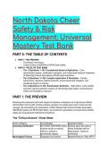 2026&sol;2027 S-Tier NDHSAA & NFHS Cheer Safety & Risk Management Test Bank &vert; 22&plus; Mastery Questions & Rationales
