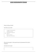 GCSE GEOGRAPHY EDEXCEL B PAPER 1 DEVELOPMENT DYNAMICS MERGED WITH MARK SCHEME