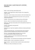 BUS 263 EXAM 1 QUESTIONS WITH VERIFIED ANSWERS
