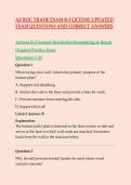 Az ROC Trade Exam B-3 License UPDATED Exam Questions and CORRECT Answers