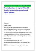 Hematologic System Pharmacology NCLEX-RN Practice Questions&colon; 20 Original MCQs with Detailed Rationales&comma; Medication Safety & Clinical Judgment&NewLine;