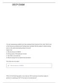 OEC 6TH EDITION WRITTEN EXAM &lpar;2021&rpar; ACTUAL EXAM WITH CORRECT ACTUAL QUESTIONS AND CORRECTLY UPDATED 2026&sol;2027