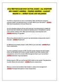 ACLS WRITTEN EXAM 2026 &lpar;ACTUAL EXAM&rpar; &vert; ALL QUESTIONS&NewLine;AND CORRECT ANSWERS &vert; VERIFIED ANSWERS &vert; ALREADY&NewLine;GRADED A&plus; &vert; NEWEST EXAM &lpar;JUST RELEASED&rpar; 