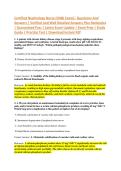 Certified Nephrology Nurse &lpar;CNN&rpar; Exam&rsqb;&ndash; Questions And &NewLine;Answers &vert; Verified And Well Detailed Answers Plus Rationales &NewLine;&vert; Guaranteed Pass &vert; Latest Exam Update &vert; Exam Prep &vert; Study &NewLine;Guide &vert; Practice Test &vert; Download Instant Pdf 