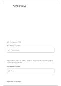 OECP CRANE THEORY QUESTIONS AND CORRECTLY WELL DEFINED ANSWERS