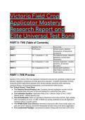 2026&sol;2027 Victoria Field Crop Applicator Mastery&colon; S-Tier Test Bank & Regulatory Study Guide &lpar;22&plus; Elite Q&A&rpar;