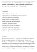 ICC NATIONAL STANDARD MASTER ELECTRICIAN EXAM &ndash; QUESTIONS AND&NewLine;ANSWERS &vert; VERIFIED AND WELL DETAILED ANSWERS &vert; PLUS RATIONALES &vert;&NewLine;DOWNLOAD AND PASS &vert; LATEST EXAM UPDATE 2026&sol;2027