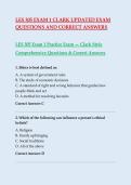 LES 305 EXAM 1 CLARK UPDATED EXAM QUESTIONS AND CORRECT ANSWERS