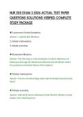 NUR 205 EXAM 3 2026 ACTUAL TEST PAPER&NewLine;QUESTIONS SOLUTIONS VERIFIED COMPLETE&NewLine;STUDY PACKAGE&NewLine;
