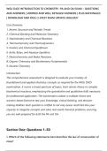 WGU D425 INTRODUCTION TO CHEMISTRY -PA AND OA EXAM &ndash; QUESTIONS&NewLine;AND ANSWERS &vert; VERIFIED AND WELL DETAILED ANSWERS &vert; PLUS RATIONALES&NewLine;&vert; DOWNLOAD AND PASS &vert; LATEST EXAM UPDATE 2026&sol;2027