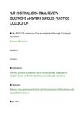 NUR 205 FINAL 2026 FINAL REVIEW&NewLine;QUESTIONS ANSWERS BUNDLED PRACTICE&NewLine;COLLECTION