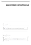 ILLINOIS TURF PESTICIDE TEST 100&percnt; VERIFIED QUESTIONS AND CORRECT ANSWERS 