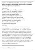 WGU D344 OBJECTIVE ASSESSMENT EXAM &ndash; QUESTIONS AND ANSWERS &vert;&NewLine;VERIFIED AND WELL DETAILED ANSWERS &vert; PLUS RATIONALES &vert; DOWNLOAD&NewLine;AND PASS &vert; LATEST EXAM UPDATE 2026&sol;2027