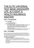 2026&sol;2027 Mississippi Life&comma; Accident & Health Insurance Exam Mastery&colon; 69&plus; S-Tier Test Bank & Regulatory Playbook &lpar;Title 83&rpar;