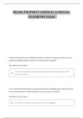 RELIAS MEDICAL SURGICAL RN A QUESTIONS AND CORRECT ANSWERS 