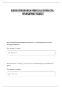 MEDICAL SURGICAL-TELEMETRY RN A QUESTIONS AND CORRECT ANSWERS &vert; LATEST UPDATED EDITION