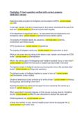 Firefighter 1 Exam question verified with correct answers &NewLine;2026&sol;2027 version