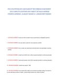 PPLE &lpar;PA PSYCHOLOGY LAW EXAM&rpar; BY THE NUMBERS EXAM NEWEST  &NewLine;2025 COMPLETE QUESTIONS AND CORRECT DETAILED ANSWERS  &NewLine;&lpar;VERIFIED ANSWERS&rpar; &vert;ALREADY GRADED A&plus;&vert;&vert;BRAND NEW VERSION&excl;&excl; 