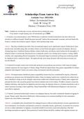 Environmental Science Scholarships Exam