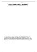 GRAND CENTRAL ADM 201 FINAL EXAM 