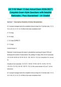  GE 5103 Week 13 Quiz Actual Exam 2026&sol;2027 &vert; Complete Exam-Style Questions with Detailed Rationales &vert; Pass Guaranteed &ndash; A&plus; Graded