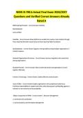 NIMS IS-700&period;b Actual Final Exam 2026&sol;2027 Questions and Verified Correct Answers Already Rated A