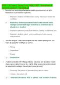 NUR 113 Exam 2 Exam Prep 2026&sol;2027 &vert; Questions & &NewLine;Correct Answers &vert; Graded A&plus;