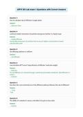 APHY 201 Lab exam 1 Questions with Correct Answers