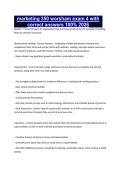marketing 350 worsham exam 4 with correct answers 100&percnt; 2026