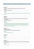 APHY 201 CNS practice Exam 2025-2026 Questions with Correct Answers